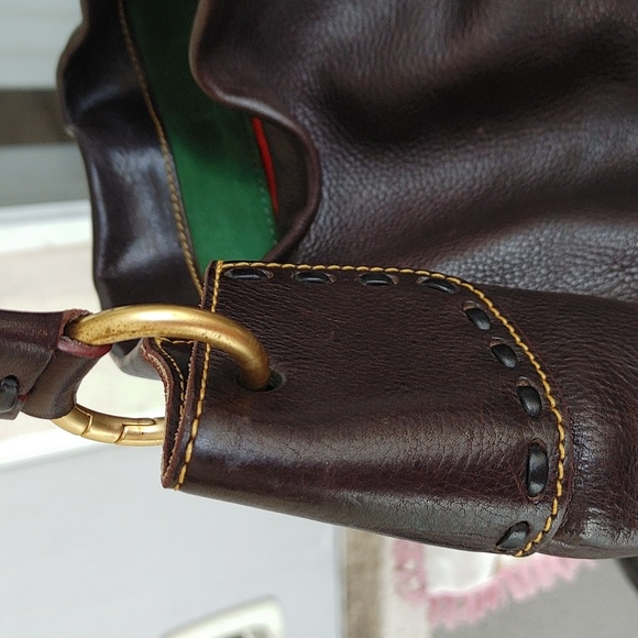 Dooney & Bourke Dark Brown Hobo Bag - Picture 15 of 16